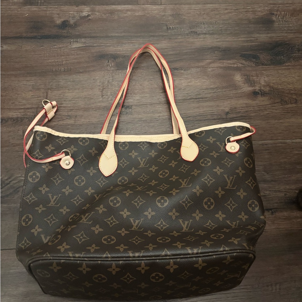 Canvas Tote Bag in Brown